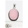 Image 1 : #156-PINK ROSE QUARTZ PENDANT