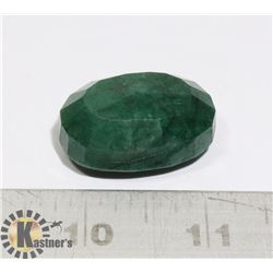 #62-GREEN EMERALD GEMSTONE 109.70ct