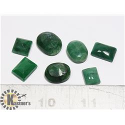 #54-GREEN EMERALD GEMSTONE 64.75ct