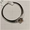 Image 2 : 10K WHITE GOLD DIAMOND(0.22CT)  RING (~SIZE 6.5)