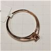 Image 2 : 14K ROSE GOLD DIAMOND(0.14CT)  RING (~SIZE 6.5)