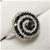Image 4 : 14K WHITE GOLD DIAMOND(1.2CT)  RING (~SIZE 6.75)