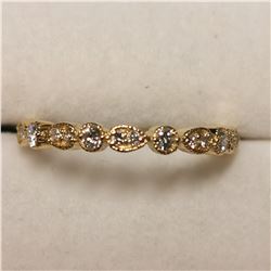 10K YELLOW GOLD DIAMOND(0.27CT)  RING (~SIZE 6)