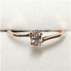 14K ROSE GOLD DIAMOND(0.28CT)  RING (~SIZE 6.5)