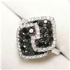 Image 3 : 14K WHITE GOLD DIAMOND(1.25CT)  RING (~SIZE 6.75)