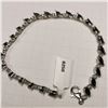 Image 3 : SILVER SAPPHIRE(6.8CT)  BRACELET (~LENGTH 7.5INCHE