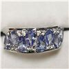 Image 1 : SILVER TANZANITE TOPAZ(1.7CT)  RING (~SIZE 7)