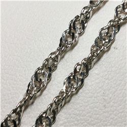 10K WHITE GOLD  CHAIN (~LENGTH 16INCHES)
