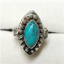 SILVER TURQUOISE  RING