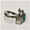 Image 2 : SILVER TURQUOISE  RING
