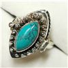 Image 4 : SILVER TURQUOISE  RING