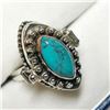 Image 5 : SILVER TURQUOISE  RING