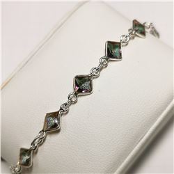 SILVER MYSTIC TOPAZ  BRACELET