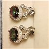 Image 3 : SILVER MYSTIC TOPAZ  EARRINGS