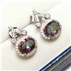 Image 4 : SILVER MYSTIC TOPAZ  EARRINGS