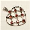 Image 3 : SILVER GARNET  PENDANT (~WEIGHT 4.7G)