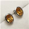 Image 3 : RHODIUM PLATED ST.SILVER CITRINE(2CT)