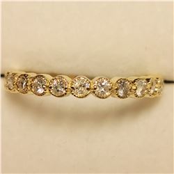 10K YELLOW GOLD DIAMOND(0.36CT) RING
