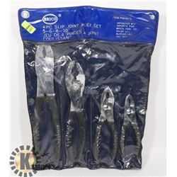 4PC BRICO PLIER SET