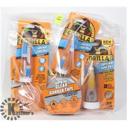 BAG OF NEW GORILLA GLUE PRODUCTS