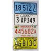 Image 1 : LOT OF 4 COLLECTIBLE LICENSE PLATES