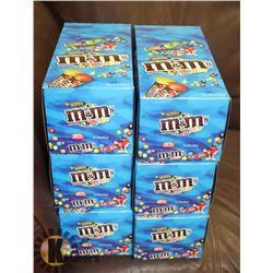 CASE WITH 6 BOXES OF 24 30GRAM CONTAINERS OF M&M
