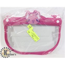 LOT OF 5 CHILDRENS FACE SHIELDS-PINK BUNNY