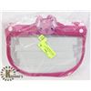 Image 1 : LOT OF 5 CHILDRENS FACE SHIELDS-PINK BUNNY