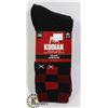 Image 1 : 2PK OF KODIAK WOOL BLEND SOCKS; SIZE M/M