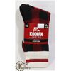 Image 1 : 2PK OF KODIAK WOOL BLEND SOCKS; SIZE M/M