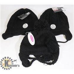 LOT OF 3 ANIMAL FACE TOQUES