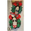 Image 1 : ESTATE FLAT WITH TWO HAND MADE REINDEER WREATHS