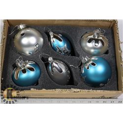 6PC CHRISTMAS BALL SET