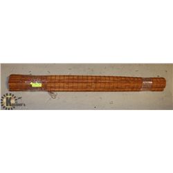 SOLID WOOD WINDOW BLIND WITH BRACKETS,