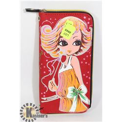 RED WOMENS WALLET