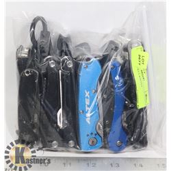 BAG OF POCKET KNIVES