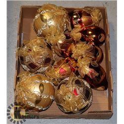 FLAT OF CHRISTMAS TREE BALLS