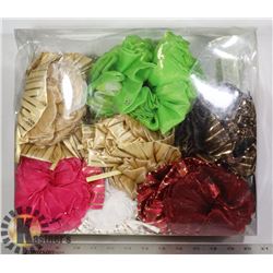 CONTAINER OF DECORATIVE HAIR CLIPS