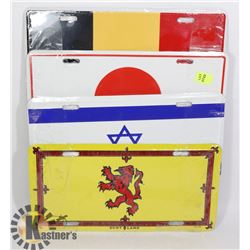 BUNDLE OF NOVELTY LICENSE PLATES