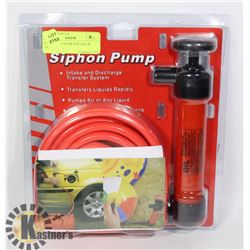 NEW SIPHON PUMP FOR AIR OR LIQUIDS
