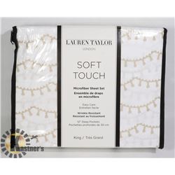 NEW KING SIZE MICROFIBER SHEET SET