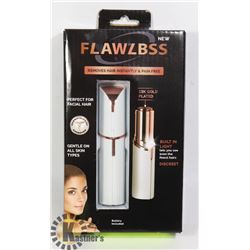 NEW 18K GOLD PLATED HAIR REMOVER WITH BUILT IN