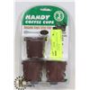 Image 1 : NEW 3PACK HANDY COFFEE CUPS REUSABLE SINGLE