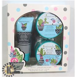 NEW 3PC ALOE & SHEA BATH COLLECTION