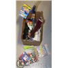 Image 1 : BOX OF KIDS BIRTHDAY SUPPLIES