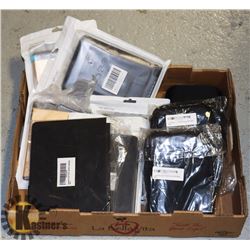 FLAT OF ASSORTED GPS AND TABLET CASES