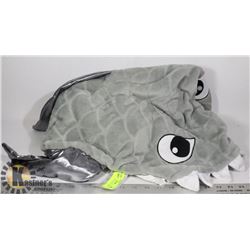 CHILDS SNUGGLE BAG - SHARK