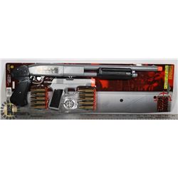 KIDS TOY SWAT FORCE SHOT GUN AND HAND GUN SET