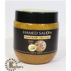 TUB OF HAMED SALON FACIAL SCRUB GOLD 500ML