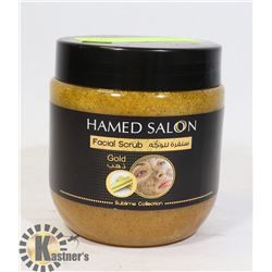 TUB OF HAMED SALON FACIAL SCRUB GOLD 500ML